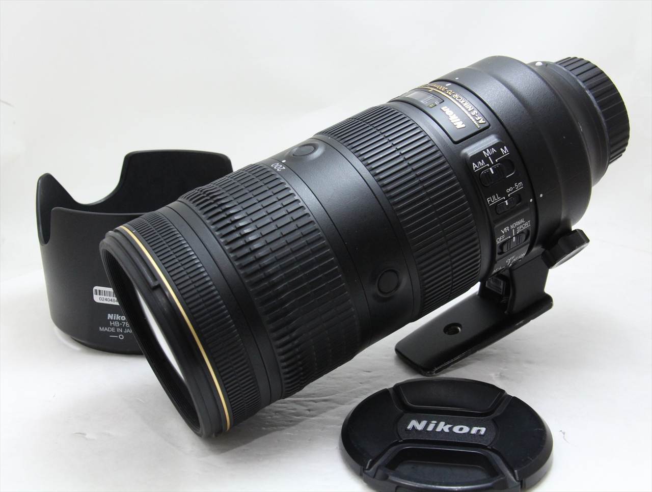 【中古】 ニコン(nikon) AF-S NIKKOR 70-200mm f/2.8E FL ED VR