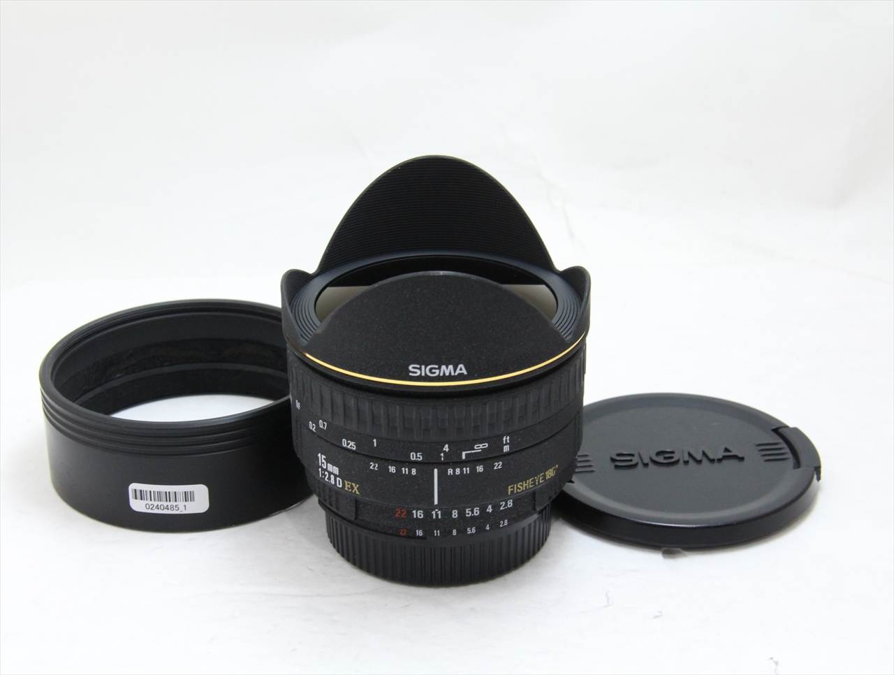【中古】 シグマ(sigma) 15mm F2.8 EX FISHEYE[ニコン用]