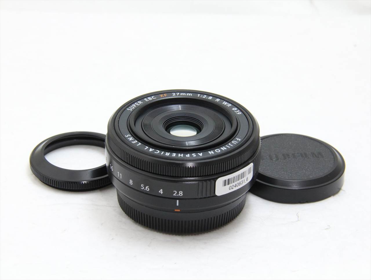 【中古】 富士フイルム(fujifilm) FUJINON XF27mmF2.8 R WR