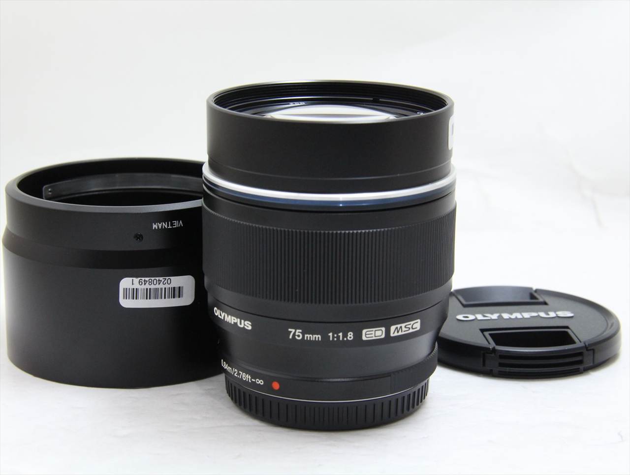 【中古】 オリンパス・OMシステム(olympus・OM SYSTEM) M.ZUIKO DIGITAL ED 75mm F1.8 [ブラック]