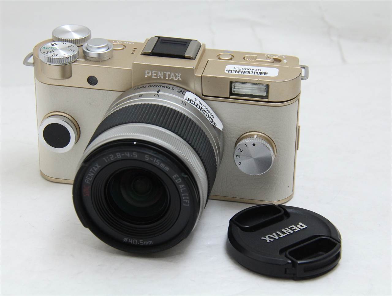 【中古】 ペンタックス(pentax) PENTAX Q-S1 ズームレンズキット [シャンパンゴールド×クリーム]