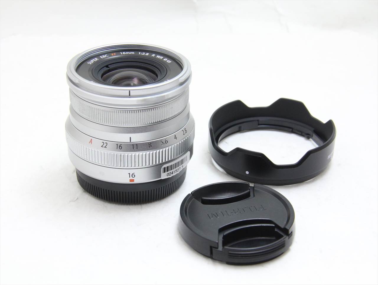 【中古】 富士フイルム(fujifilm) FUJINON XF16mmF2.8 R WR [シルバー]