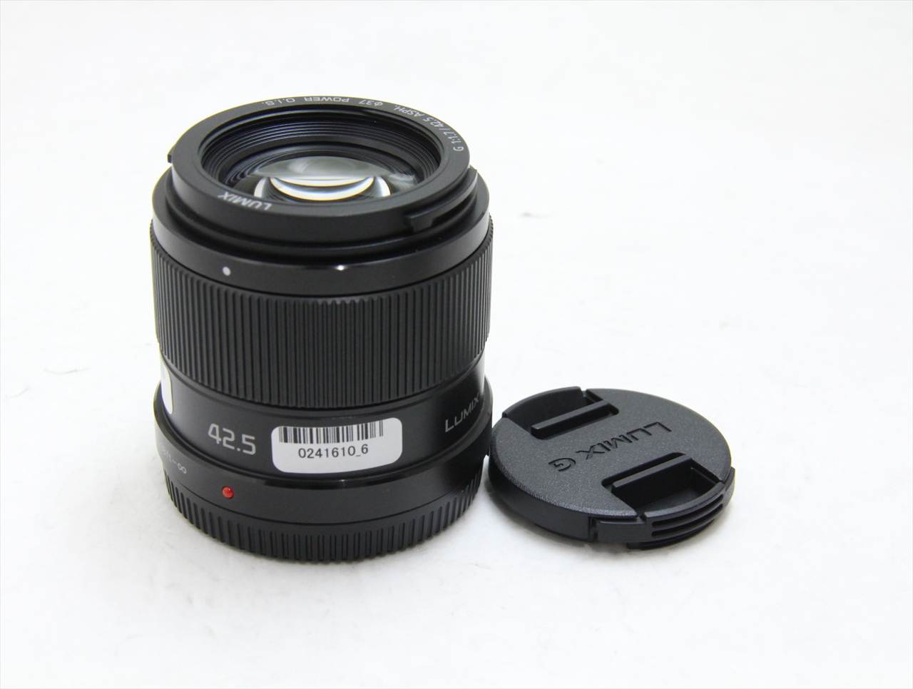 【中古】 パナソニック(panasonic) LUMIX G 42.5mm/F1.7 ASPH./POWER O.I.S. H-HS043-K [ブラック]