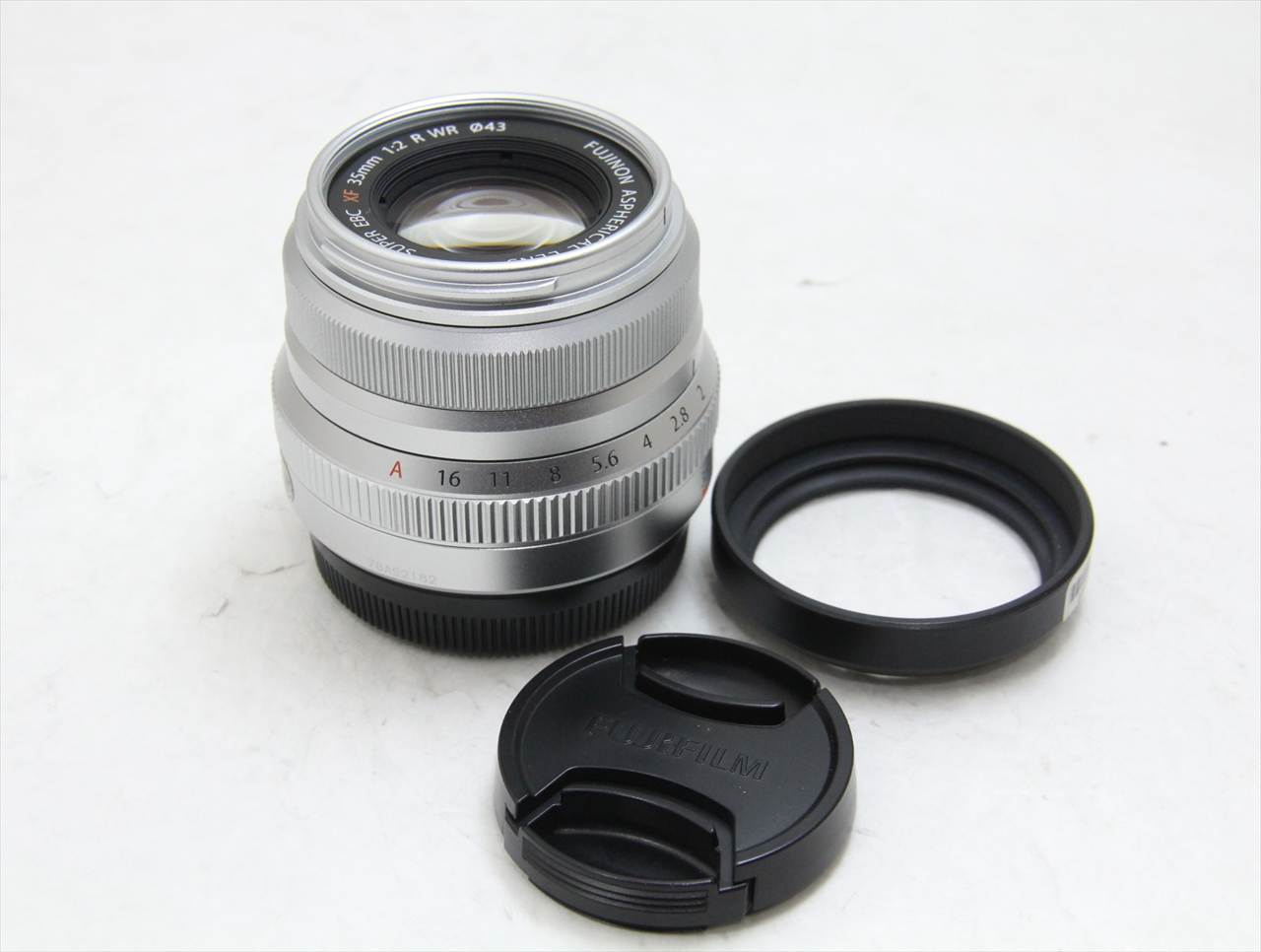 【中古】 富士フイルム(fujifilm) FUJINON XF35mmF2 R WR [シルバー]